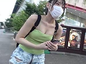【充電させてくれませんか？】人気企画に美少女JD登場の神回！！顔面優勝＆惚れ惚れするような美乳ホソボディがヌケる！！