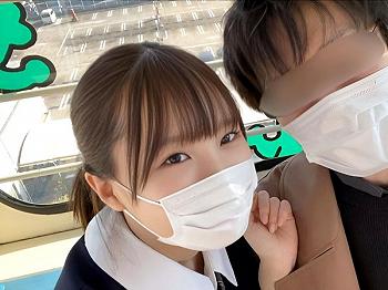 【ファン感謝祭】ガチ素人な童貞チンコを発情させる誘惑エロ企画！色白スレンダー貧乳な美少女が筆おろしSEX《JKコスプレ》