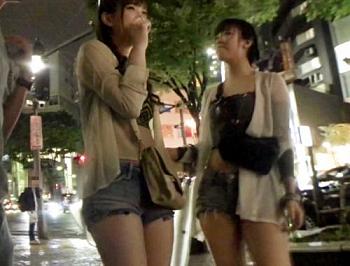 スレンダーギャル生中出し！渋谷のクラブでノリの良い二人組をゲット、肉食系ギャルの「みさきちゃん」