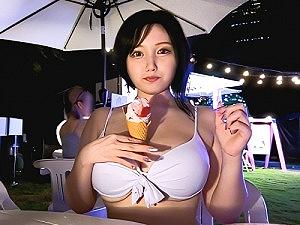 【素人ハメ撮り】「あっ！だめ！イクっ！」ドデカおっぱいのアパレル店員！Iカップの超乳が揺れるセックス！