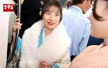 門出の日に刻まれる消えない屈辱！振袖にぶっかけられる精子