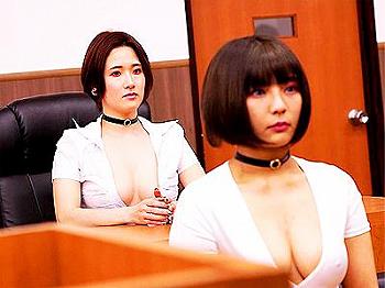 【グラドル】巨乳グラドルが所属事務所の社長にセクハラされる！女弁護士とともに洗脳され法廷で羞恥全開の辱めを受けるw