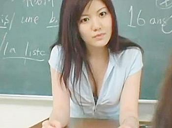 ◆女教師｜痴女◆先生、性器ってフランス語でナンて言うんですか？『どうしても知りたい..♡』美しい先生の淫乱授業の開始です