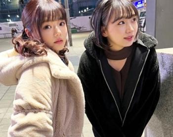 ＜トー横系＞※個撮※地雷系ぴえん女子2人組をハメ撮り開始♥ロリビッチ美少女の未熟マンコに中だしフィニッシュｗｗｗ