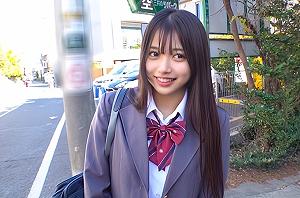 【素人ナンパ】「彼氏だって責めたことなんてない…」アイドル級のルックスのウブな制服ロリJK！