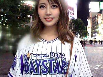 【素人ナンパ】横浜スタジアムで一際目立つ美女をゲット！『もっと…奥！もっと奥まで突いてぇ～』大潮爆裂クジラ系お姉さんｗ