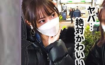 【素人ナンパ×ギャル】渋谷で自撮りしているところをナンパしたぐうかわの保育士さんとホテルへ！
