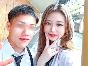 【マジックミラー号】「ハズレちゃいました//」彼氏が外にいるのにギャルJKが別のチンコでハメられる！【素人ナンパ】