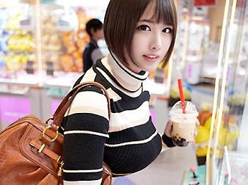 ＜爆乳美女×ハメ撮り＞豊乳Gカップ巨尻★ド卑猥デカ乳輪乳首BODY！最強ショートカット美女※エロむちま◯こでド変態性交！