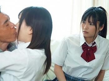 【近親相姦】義父に調教される美少女姉妹…目の前で妹がハメ倒され抗議しに来た姉も言いくるめてながらハメ倒して生中出し
