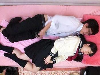 【JKリフレ】可愛いツインテールのロリ女子高生とイチャイチャしてベッドで寝転がり最高のお店！！