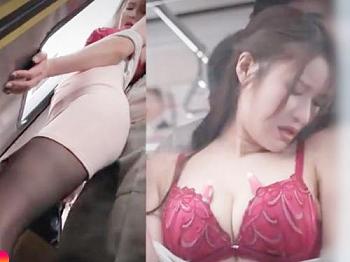 『中出し／痴●堕ち&hellip;上司の妻』あうっ乳首苛め&hellip;早く入れてぇ。屈辱の快感に目覚めた人妻が野外＆車内で寝取られちゃうドラマw