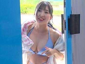 『えっと、上から９７…♡♡』激カワ美少女巨乳のお姉さんが、オイルマッサージで美ボディを弄られる！