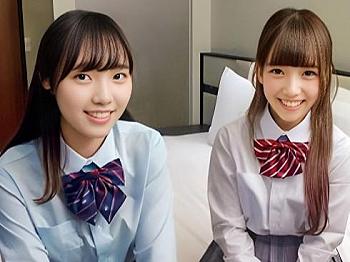 【素人ナンパ】部活終わりの学生2人組に声掛けて『痴漢テクをイキ我慢』ゲームに挑戦！敏感にお漏らしで痙攣絶頂イキするJK！