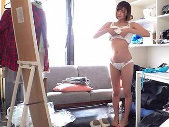 〔水着×パイパン〕グラビアを夢見るスタイル抜群のJDがカメラマンの巧妙な誘導で禁断の行為に導かれ深部で熱い放出を受ける