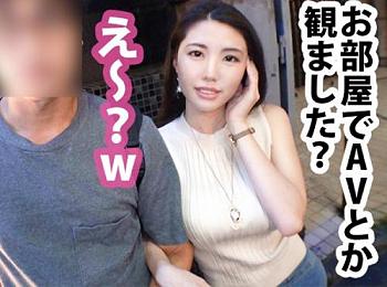 素人カップル企画！Ｇカップ巨乳ナイスバディの「ちなつさん25歳」に出演交渉、彼女は乗り気、彼氏は不服！