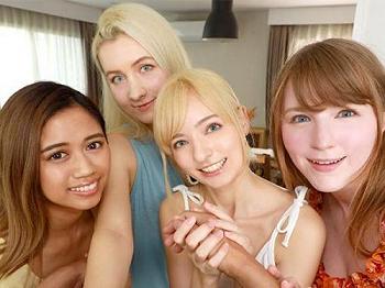 日本が大好きな外国人留学生達とのエッチなシェアハウス！あまりにも積極的なスキンシップに興奮しセックスしまくっちゃう！