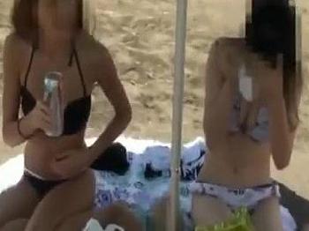 『スタイル最高♡』ビキニ姿の美女をビーチでナンパして即ハメ！エロ動画の最高作品