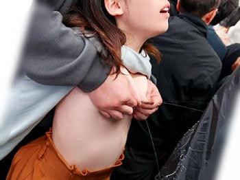 《痴漢堕ち/お乳ママ」駄目ぇ乳首~変になる、お久し愛撫で女を思い出した奥様か電車でハード体位を受け止めるエロ動画wwww