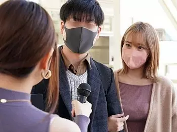 【夫婦NTR企画】街行く仲良し夫婦に声掛け『夫婦参加型のクイズ企画』用意！負ければ罰ゲームで若妻がエロ寝取られ中出し堕ち