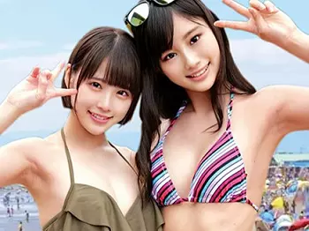 【ナンパ】海に来ていた可愛らしい美乳スレンダーな水着女の子の即ハメセックス