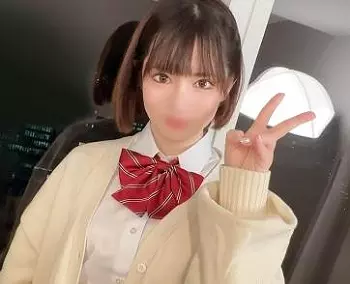 ショートヘアが可愛いＪＫと中出しセックス！マチアプで知り合った「ほのかちゃん」と夜デート！