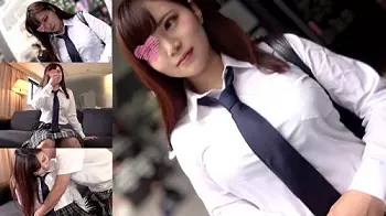 【アダルト動画】デカパイJKと制服姿でセックス！興奮しているリアルな反応は素人特有
