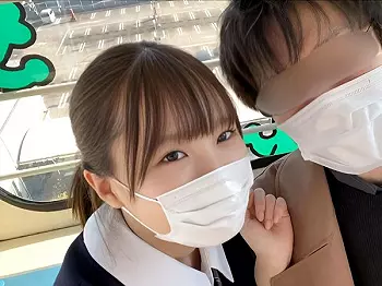 【ファン感謝祭】ガチ素人な童貞チンコを発情させる誘惑エロ企画！色白スレンダー貧乳な美少女が筆おろしSEX《JKコスプレ》