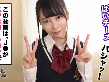 真面目な巨尻のJKはむっつりスケベ！清楚な美少女がスク水姿でエッチなご奉仕する姿を激写したエロ動画