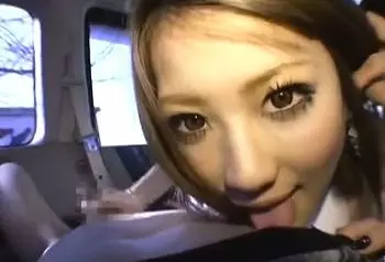 [西野あおい]「これで良いの？♡」車内で制服姿のギャルJKに足コキ 乳首舐め手コキされ強制イラマチオで口内射精