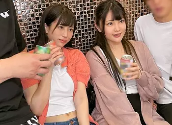 【逆ナン・4P】ヤリマン女子大生が逆ナンで4Pセックスパコパコ乱交アクメ。