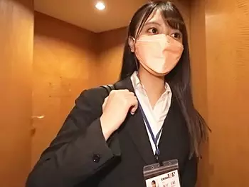 SODで働く新入社員が人生初の生中出し！？色白清楚でスレンダー美乳な美少女OL社員、会社終わりに高級ホテルで朝までｗｗｗ