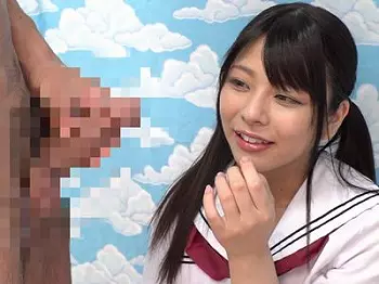 『どんどん大きくなってる&hellip;』セーラー服の美少女JKに18cmの巨根見せつけ！制服着衣で素股から膣内射精ハメ【素人ナンパ】