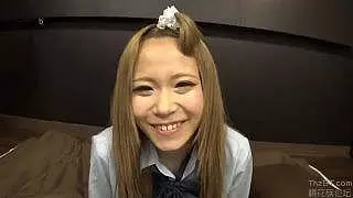 女子高生＊ヤンキー援助　『いくいく！！いっちゃううう❤』茶髪ヤンキーを援助！！喘ぎ声がめちゃカワで興奮してザーメンぶっこ