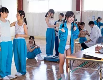 オッパイから女性器の発達検査まで&hellip;とあるド田舎の中●校で実施された新入生身体測定