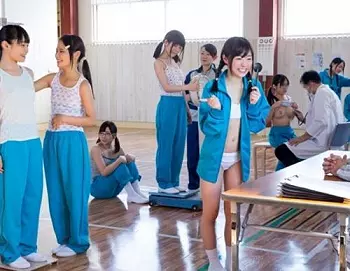 オッパイから未熟な女性器の発育検査まで&hellip;とある田舎の中●校で実施された新入生身体測定