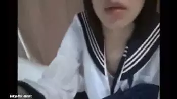 [個人撮影]可愛い彼女とハメ撮り動画！制服着せたままセックス！