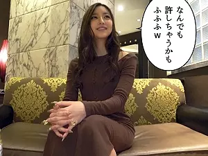 【素人】細身くびれ巨乳と巨尻がエッチなお姉さんとホテルへ『イクイクっ♡』敏感体質で巨根デカチンのガン突きに痙攣絶頂アクメ