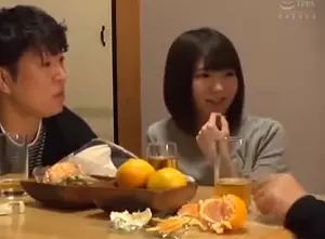 【義兄☓篠崎みお】&rArr;寒い日に訪問した弟夫婦を狙って暴走受精プレイ
