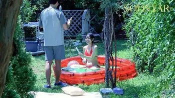 ミッションは夏休みをマンキツすること!お庭のプールで、白い部屋のベッドで、浴衣でキツマンを堪能しまくり!これぞ夏休みww