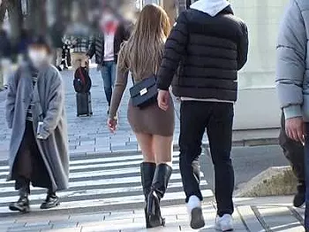 【キスハメ&times;素人】巨乳ギャルがえちえちSEX！ロングブーツ着エロパンツずらしハメ！デカ尻ックス！