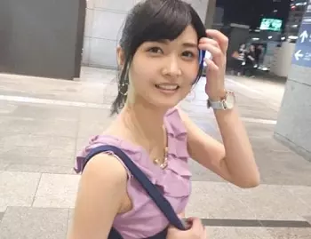 ポニーテールが素敵な清楚系ＯＬのファッションチェック！「すずちゃん 22歳」にお泊りデートの服を買って下さいと代金を渡し