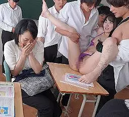 【熟女&times;レイプ】「若い精子は奥まで届くの！赤ちゃんできちゃう～」精神崩壊地獄の授業参観！BBAの子宮に濃厚中出し三昧