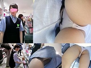 店員スカート盗撮 