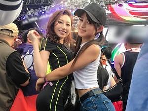 【素人ナンパ】フェスでGETしたのはイトコ同士のセクシーお姉さん＆美少女JD！！2人まとめてヤッちゃいましょう！！