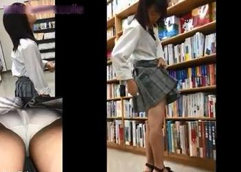 生足スカートの逆さ撮り投稿画像 Full HD 生足女子アナ風清楚系美人OLさん ~生脚スカートを階段 ...