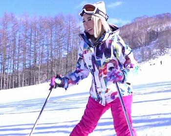 ゲレンデナンパ！スキー中の黒ギャルの「りりちゃん」をナンパ、雪山を楽しんだ後に食事に誘う！