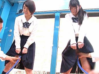 60374c05a0a34 - ☆マジックミラー号☆カワイイJKたちのアソコを洗浄!!★★ひなた澪（ひなたみお）・白井ゆずか（しらいゆずか）／素人★★1