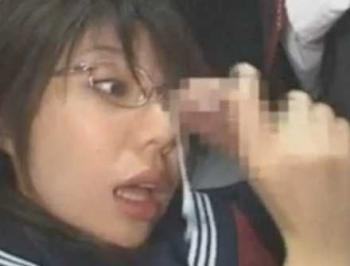 ぶっかけ 電車 素人エロ画像やったる夫