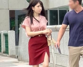 清楚系人妻ナンパ中出し！街行く奥様にインタビュー「さくらさん 28歳」は旦那さんとの仲も悪くないそうです！